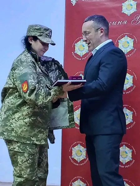 Військовослужбовиці з 14 ОМБр отримали ордени (фото)