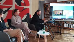 «Графічний батальйон»: у Луцьку відбулася зустріч з режисерами мульфільмів про війну