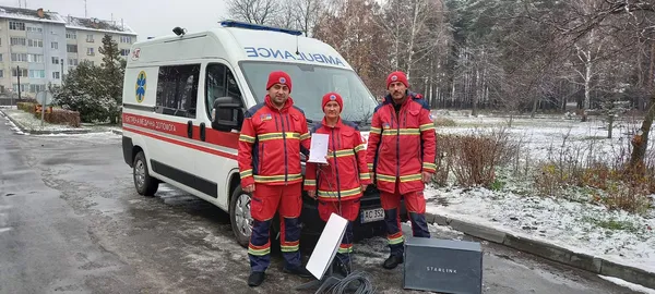Щоб мати зв'язок: волинські медики отримали станції Starlink (фото)
