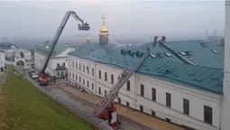 У столиці горіла Києво-Печерська лавра (відео)