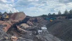 На Волині фірма добула понад 100 тисяч тонн корисних копалин без дозволів (фото)