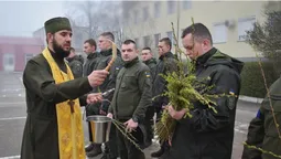 У Луцьку гвардійці освятили вербу (фото)