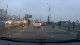 На Карпенка-Карого в Луцьку авто збило двох школярок? (відео)