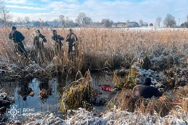 На Волині у болоті знайшли потопельника (фото)