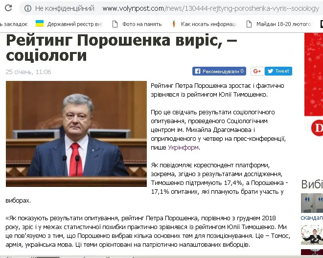Президентські рейтинги: у волинських ЗМІ знайшли порушення (фото)