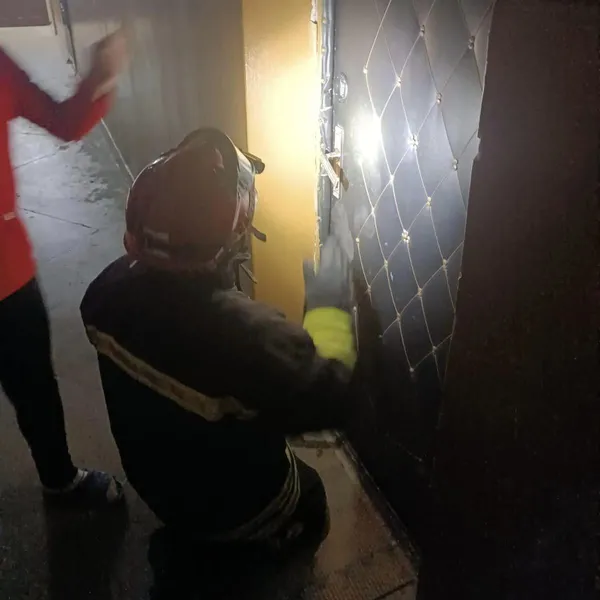 Довго не виходила на зв'язок: луцькі рятувальники визволяли жінку з квартири (фото)