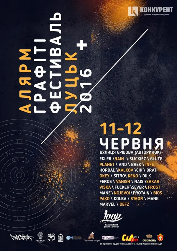 У Луцьку буде фестиваль графіті