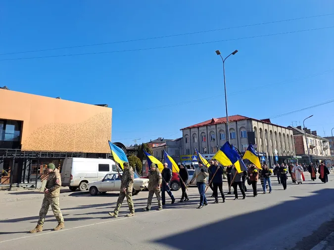 Ковельська громада попрощалася з воїном Олександром Маслом (фото)
