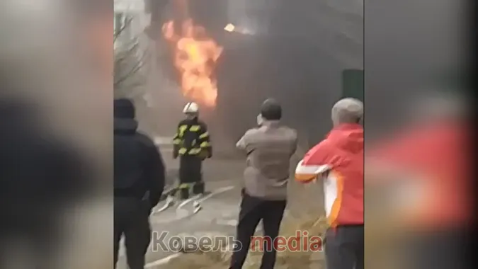 Пожежа у Ковелі: біля садочка палав трансформатор (відео)
