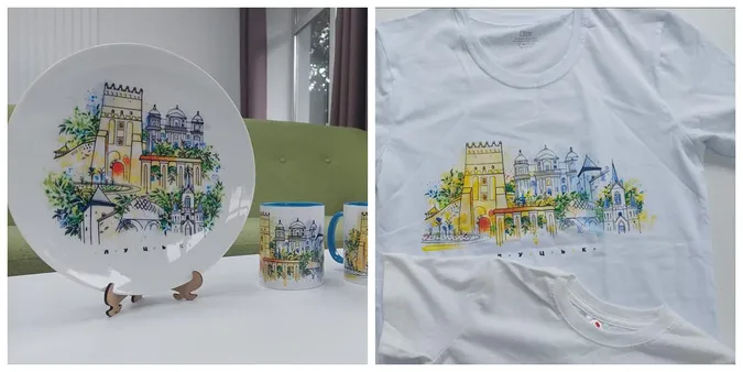 Футболки, чашки, тарілки: у Луцьку продають сувеніри до Дня міста (фото)