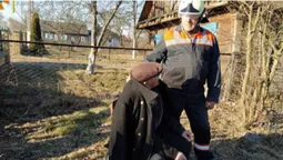 На Волині пожежник врятував життя 85-річному дідусю (фото)