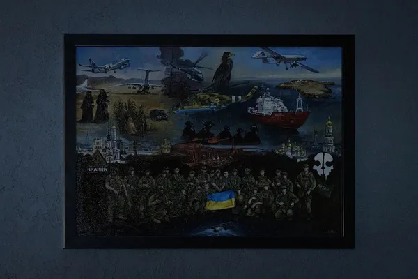 Славнозвісна картина в кабінеті Буданова / Фото The Washington Post