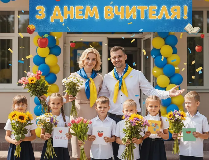 З Днем вчителя: листівки та теплі вітання