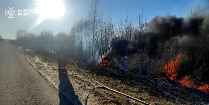 Палії не зупиняються: на Волині за добу сталося 12 пожеж (фото)