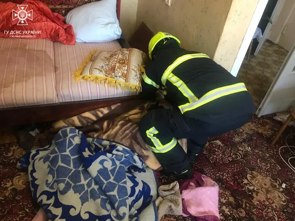 Підозра на інсульт: у Луцьку рятувальники прийшли на допомогу літній жінці (фото)