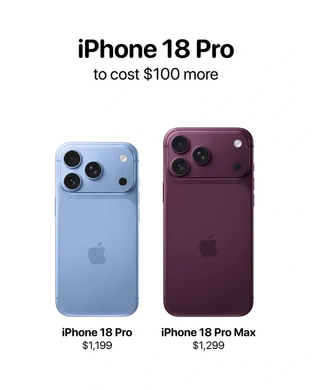 Який вигляд має новий iPhone 18 Pro