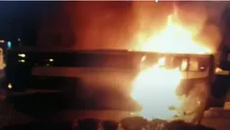 У Польщі загорівся автобус з українцями (відео)
