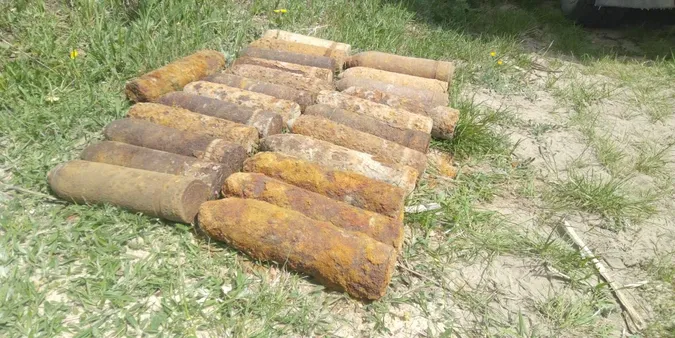 На Волині знешкодили дві мінометні міни та 27 артснарядів (фото)