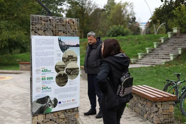 На пляжі в Луцьку облаштували сквер та інформаційний причал (фото, відео)