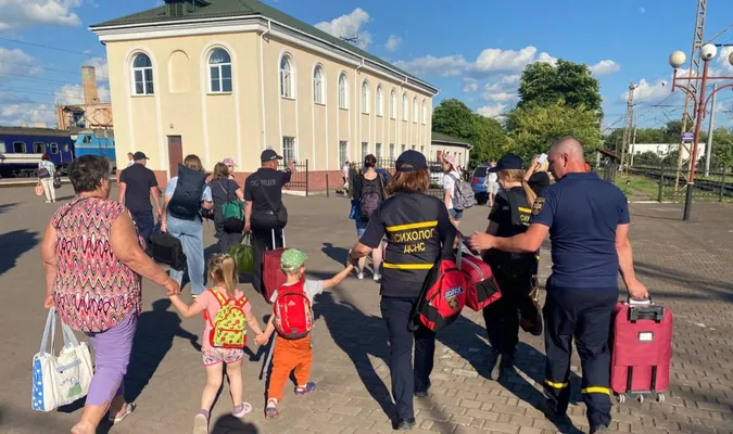 На Волинь прибув ще один евакуаційний потяг з Харківщини (фото)