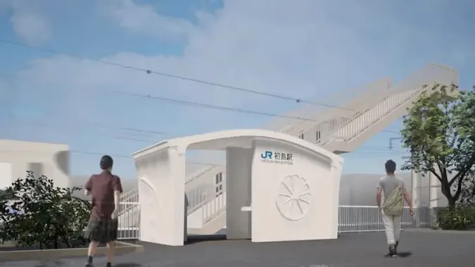 В Японії на 3D-принтері надрукували залізничну станцію