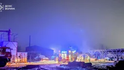 У Луцьку вночі загорівся господарський навіс (фото)