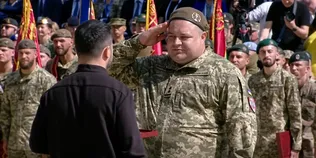 Командир «Сталевої Сотки» став повним кавалером ордена Богдана Хмельницького (відео)