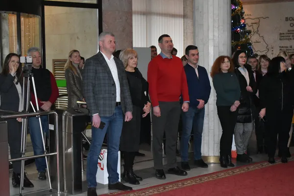 У Волинській ОДА заколядував митрополит Михаїл (відео)