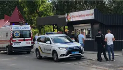 У Нововолинську, ймовірно, замінували кіоск із пельменями (фото)