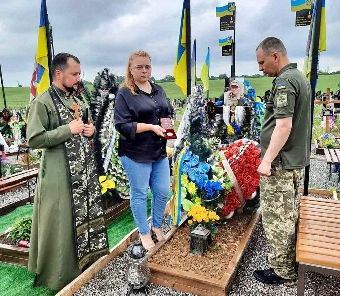 На Волині дружині загиблого Героя Максима Стрижака вручили його Орден