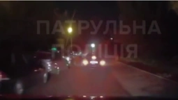 У Луцьку вночі ловили п'яного на Audi (відео)