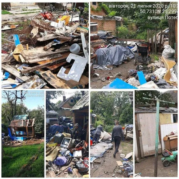 Звалище сміття, гноївка й випасання кіз: у Луцьку наводять лад у дворі на Потебні (фото)