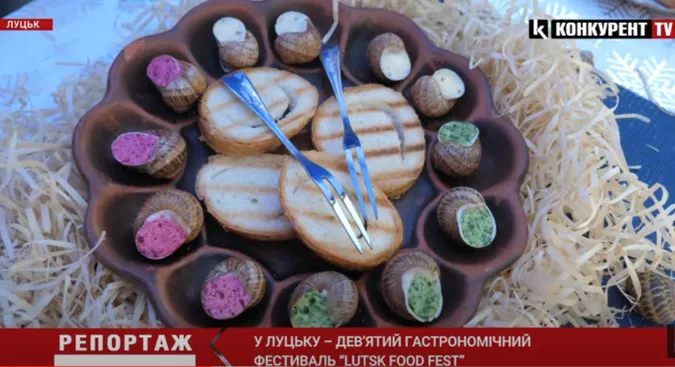 Равлики, полуниця в шоколаді та ребра: чим дивував дев'ятий Lutsk Food Fest (відео)