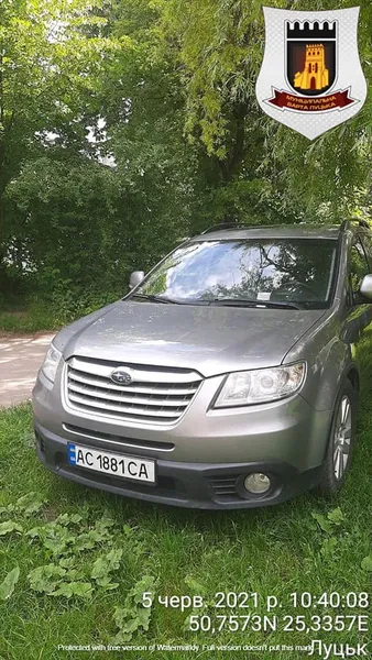 У Луцьку в одному дворі 27 авто стояли на газонах (фото)