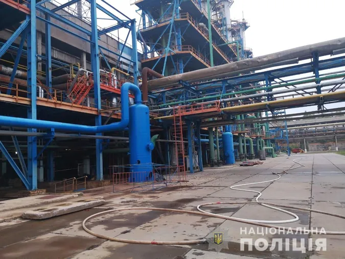 Аварія на РівнеАзоті: поліція відкрила кримінальне провадження (фото)