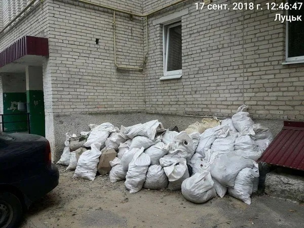 У Луцьку штрафуватимуть за невивезене будівельне сміття (фото) 