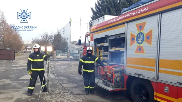 Луцькі рятувальники вчились працювати з новим обладнанням (фото)