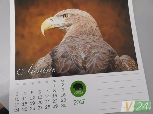 «Луцький зоопарк» видав календар зі світлинами своїх мешканців (фото)