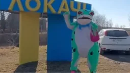 Волинська диво-жаба поїхала шукати локачинський гей-клуб (відео)