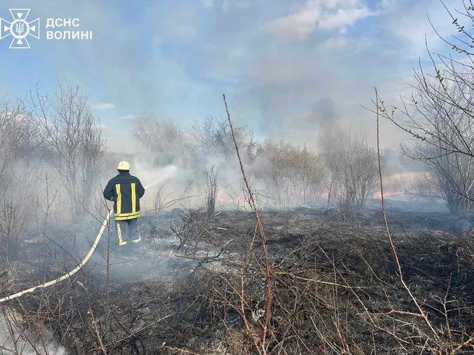 Волинь палає: за добу сталося 16 пожеж (фото)
