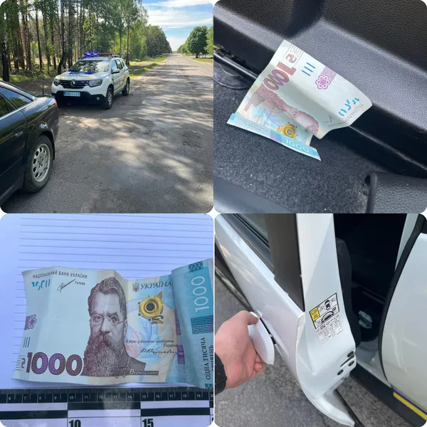 На Камінь-Каширщині водій Audi хотів «відкупитися» від поліції за 1000 гривень (фото)