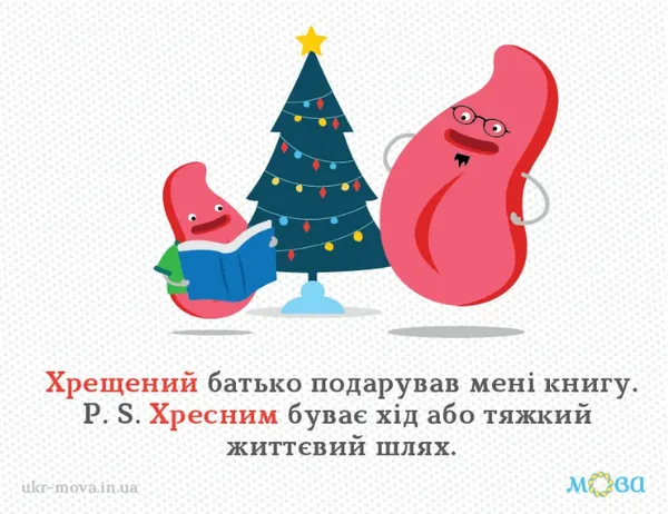 Хрещений чи хресний: як правильно українською