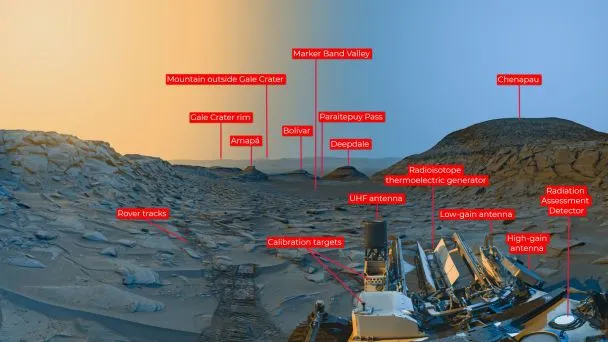 Марсохід Curiosity зробив неймовірні фотографії ранку і дня на планеті (фото)