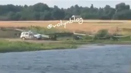 На Волині патрульні полем ганялися за мопедистом (відео)
