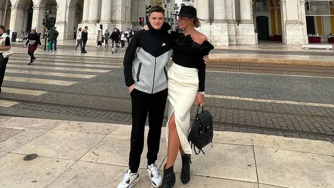 Адріан Федецький і його мама Юлія