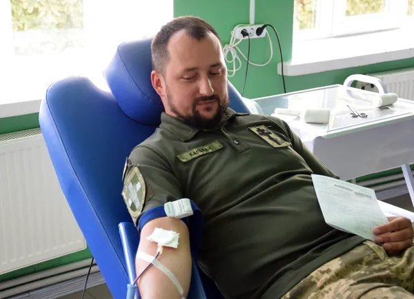 Волинські прикордонники здали кров для побратимів (фото)