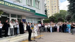 Тарас Шкітер привітав студентів педагогічного інституту з початком нового навчального року (фото, відео)