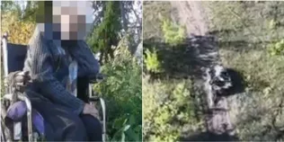 Годину вмовляли залізти на робота: бійці 14-ї бригади врятували з-під обстрілів бабусю (відео)
