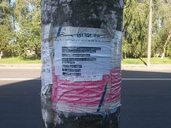 У Луцьку муніципали боролись зі стихійною рекламою (фото)