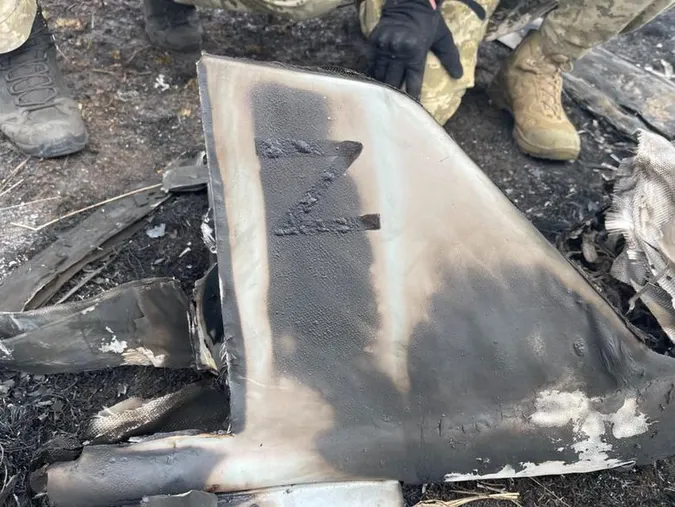 На Донеччині українські прикордонники збили безпілотник з автоматів (фото)